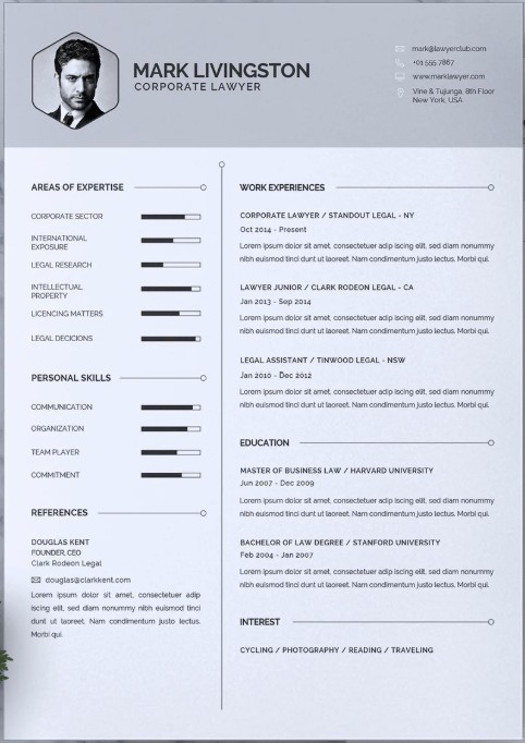 Template CV Template Créatif 2