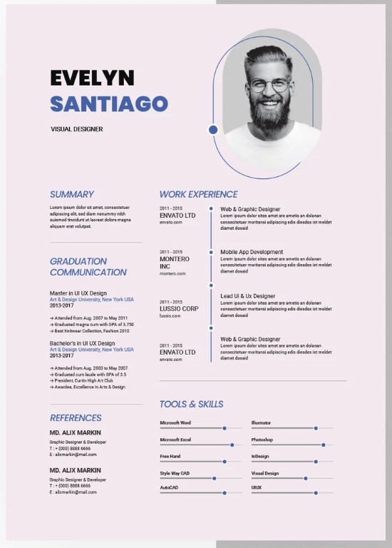Template CV Template Professionnel 13